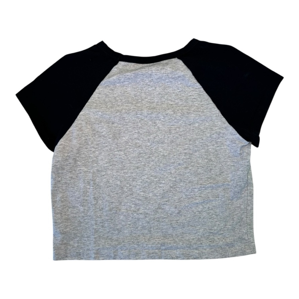 White Fox No Reason Baby Tee Grey Marle - Picture 7 of 8
